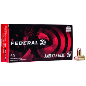 Federal AE380AP American Eagle 380 ACP 95 gr Full Metal Jacket (FMJ) 50 Rd Box