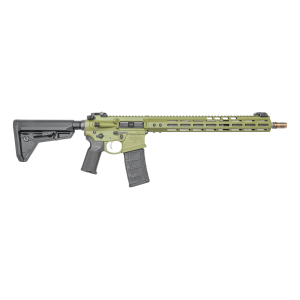 Noveske Gen 4 Recon 5.56mm 16 30+1 M-LOK Bazooka Green Magpul MOE SL Stock/MBUS Pro Sights Rifle