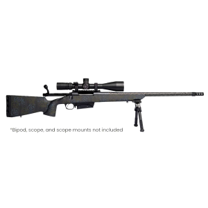 Horizon Firearms RF019C502216C20 Vandal Carbon II 7mm Back Country 22 Black Diamond Fluted Barrel Black Drilled & Tapped Iota EKO X Black Carbon Fiber Stock