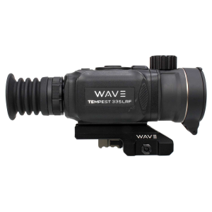 Wave WTS200 Tempest 335 LRF Thermal Black 3.3x35mm Illuminated Multi Reticle 384x288, 12 Microns, 50 Hz Resolution, Digital Zoom 13.2x Rapid/Smooth