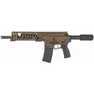 Patriot Ordnance Factory P415 Edge 300 Blackout 105 Burnt Bronze 30 Rounds 9 MLOK Edge Handguard Single Stage 45lb DropIn Trigger AR Pistol