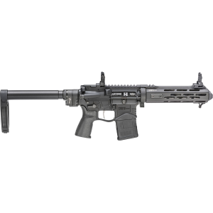 Springfield Armor Saint Edge EVAC 5.56 NATO 7.50 20+1 Black Hard Coat Anodized Black Riptilia CQG Gearhead Works Tailhook Mod2 Brace Takedown Pistol