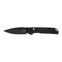 Kershaw 2051BLK Mini Iridium 3 Folding/Spear Point Plain Stonewashed D2 Steel Blade/Ice Blue Anodized 6061-T6 Aluminum Handle