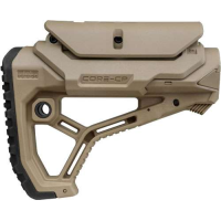 FAB Defense FX-GLCORECPT GL-Core CP Buttstock with Adjustable Cheekrest Flat Dark Earth Synthetic for AR15/M4