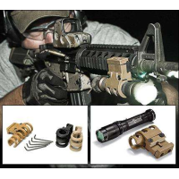 Troy Ind VTAC Light Mount VTAC Fits Lights .8 to 1 Plastic