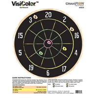 Champion Targets 45825 VisiColor Dart Board Hanging Paper Target 11 x 14