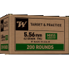 Winchester M855 Green Tip Target &amp; Practice 5.56mm, 62gr FMJ, 200rd Box