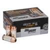 Sig Sauer E45AP045 Elite V-Crown  45 ACP 185 gr Jacketed Hollow Point (JHP) 50 Bx/ 20 Cs
