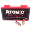 Atomic 00409 Pistol  9mm Luger +P 124 gr Bonded Match Hollow Point 50 Bx/ 10 Cs