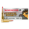 Winchester Copper Impact Ammunition 6.8 Western 162 Grain Copper Extreme Point Polymer Tip Lead-Free Box of 20