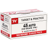 Winchester Ammo USA45AVP USA  45 ACP 230 gr Full Metal Jacket (FMJ) 100rd BOX