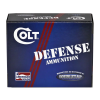 Colt Ammo 45A230CT Defense   45 ACP 230 GR Jacketed Hollow Point (JHP) 20 Bx/ 50 Cs