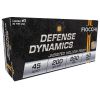 Fiocchi 45B500 Defense Dynamics .45 ACP 200 Gr JHP 50rds