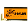 HSM 10MM2N Training  10mm Auto 180 gr Full Metal Jacket (FMJ) 50 Bx/ 20 Cs