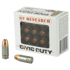 G2 Research Civic Duty 9mm 96 Gr Copper Expansion Projectile 20rds