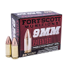 Fort Scott Munitions 9mm Nickel 115 gr Tumble Upon Impact (TUI) 20rd Box