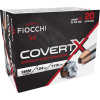 Fiocchi 9CCWB CovertX  9mm 124gr Jacketed Hollow Point 20 Per Box/10 Case