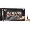 CCI Blazer Brass 9mm, 115gr FMJ, 50rd Box