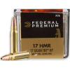 Federal P770 Premium V- Shok 17 HMR 17 gr Speer TNT Jacketed Hollow Point (JHP) 50 Bx/ 60 Cs