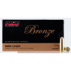PMC 9A Bronze  9mm Luger 115 gr Full Metal Jacket (FMJ) Pistol Ammunition 50 rd BOX