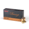 PMC Bronze 9mm, 124gr FMJ, 50rd Box
