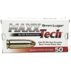 MAXXTECH BRASS 9MM 124GR FMJ 50BX