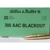 Sellier &amp; Bellot 300BLKB Rifle  300 Blackout 147 gr Full Metal Jacket (FMJ) 20 Bx/ 50 Cs