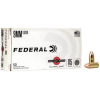 Federal 9mm Luger 115 gr Full Metal Jacket (FMJ) 50rds/Bx