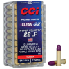 CCI 954CC Clean-22 Hyper Velocity .22 LR 31 Gr LN Purple 50 rd Box