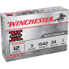 Winchester Ammo XB1231 Super-X  12 Gauge 3 24 Pellets 1 Buck Shot 5 Bx/ 50 Cs