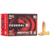 Federal AE22 American Eagle .22 LR 38 Gr Copper Plated Hollow Point (CPHP) 40 rd Box