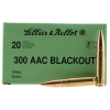 Sellier & Bellot 300BLKSUBA Rifle  300 Blackout 200 gr Full Metal Jacket 20 Bx/ 50 Cs