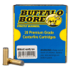 Buffalo Bore Ammunition 20D/20 Standard Pressure Heavy 38 Special 150 gr Hard Cast Wadcutter (HCWC) 20 Bx/ 12 Cs