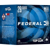 FEDERAL 28 GAUGE 2 3/4 3/4OZ 1,330 FPS 8 Top Gun SHOTGUN AMMo