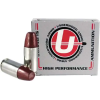 UNDERWOOD AMMO 9MM+P 147GR. HARD CAST FLAT NOSE 20-PACK