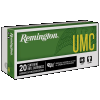 Remington Ammunition L223R7 UMC  223 Rem 45 gr Jacketed Hollow Point (JHP) 20 Bx/ 10 Cs