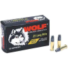 Wolf 22MTB Match Target 22 LR 40 gr Round Nose (RN) 50 Bx/ 100 Cs