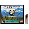 Grizzly Ammo GC9MM1   9mm 115gr Jacketed Hollow Point 20 Per Box/10 Case