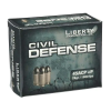 Liberty Ammunition LACD45013 Civil Defense  45 ACP +P 78 gr Hollow Point (HP) 20 Bx/ 10 Cs