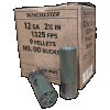 Winchester Military Grade 12ga 2.75, 00 Buckshot, 9 Pellets, 1325fps, 25rd Box