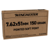 Winchester Brown Box 7.62x51mm, 150gr PSP, 20rd Box