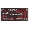 Federal AE193C American Eagle  5.56x45mm 55gr Full Metal Jacket 100 Per Box/5 Case