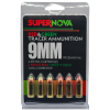SUPERNOVA PMSN9MM-MP  9MM  119GR FMJ GRN/RED  6/60