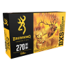 Browning Ammo B192402701 BXS  270 Win 130 gr Terminal Tip 20 Bx/ 10 Cs