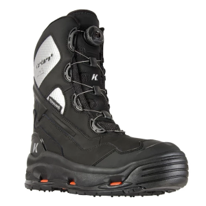 Men's Korkers Polar Vortex 1200G Winter Boots 9 Black/Silver