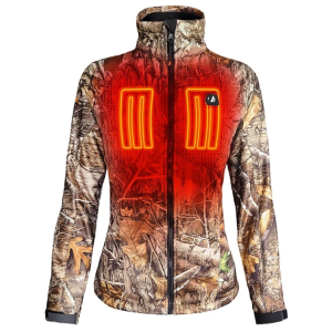 Women's ActionHeat 5V Softshell Jacket Large Real Tree Camo