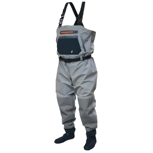 Men's Frogg Toggs Sierran Reinforced Nylon Breathable Stockingfoot Waders Adult Small Slate/Gray