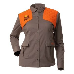 Women's DSG Outerwear Outerwear Pheasants Forever Upland Long Sleeve Button Up Shirt XSmall Blaze