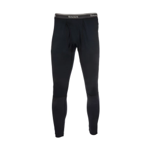 Men's Simms Heavyweight Baselayer Bottom Fly Fishing Pants XLarge Black Regular