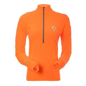 Women's Prois Pradlann Upland Long Sleeve 1/4 Zip XSmall Blaze